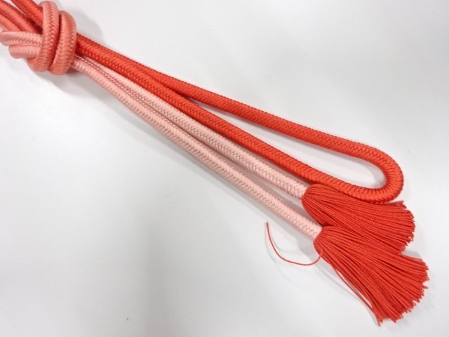 JAPANESE KIMONO / HAND-TIED OBIJIME CORD